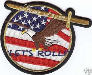 LETS ROLL SPIRIT OF 9 11 NY PATCH US NAVY COAST GUARD  