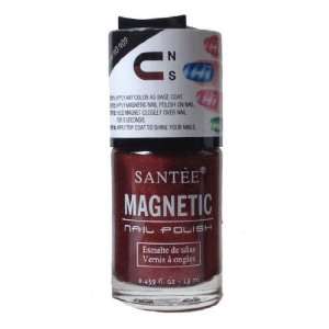  Santee Magnetic Nail Polish   27 Valentine Red .459oz/13ml 