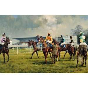  Sandown Racecourse by Graham Isom, 23x17