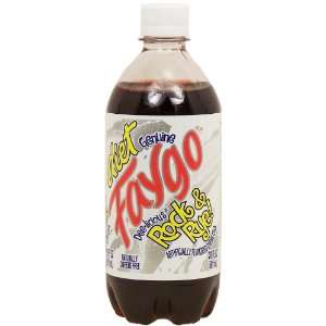 Faygo Rock & Rye Diet flavored creme cola soda, caffeine free, sugar 