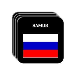  Russia   SAMUR Set of 4 Mini Mousepad Coasters 
