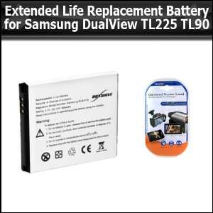   Samsung DualView TL225 TL90 1000MAH + Clear LCD Screen Protectors