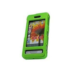  Green Rubberized Proguard For Samsung Finesse R810 