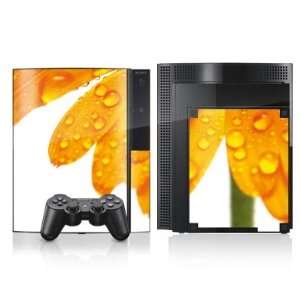   Sony Playstation 3 [2 sides]   Flower Drops Design Folie Electronics