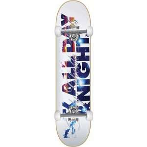  DGK All Day All Night Complete Skateboard   7.8 White w/Raw 