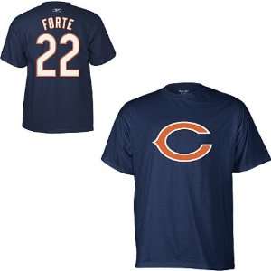  Mens Chicago Bears #22 Matt Forte Name & Number Tshirt 