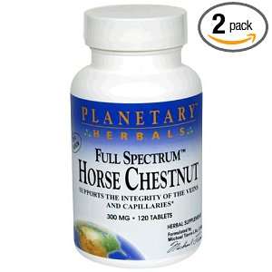   Full Spectrum Horse Chestnut, 300 mg, Tablets, 120 tablets (Pack of 2