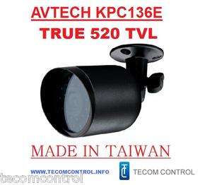   KPC136E True 520TVL H.R. IR CCD Bullet, CCTV Day&Night Security Camera