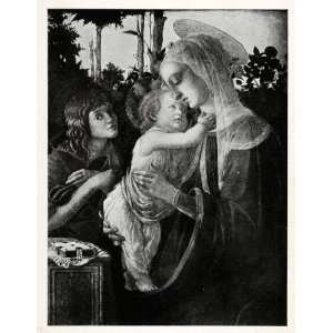  1903 Print Alessandro Botticelli Religious Art Virgin Mary 