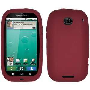  New High Quality Amzer Silicone Skin Jelly Case Maroon Red 