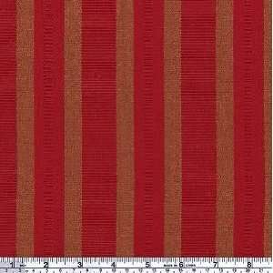  54 Wide Alexis Satin Jacquard Stripe Rouge Fabric By The 