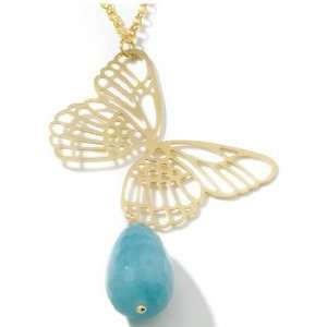  Milady By Pinuccia Butterfly with Blue Quartz 17 