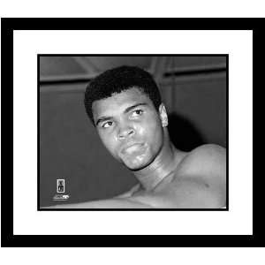  Muhammad Ali   Black and White Closeup   Framed 8x10 