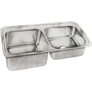  Gourmet Celebrity Stainless Steel 33 x 22 Double Basin 