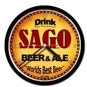  SAGO beer and ale cerveza wall clock 