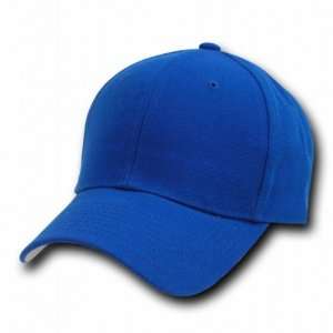  by DECKY ROYAL BLUE 7 1/4 SIZE CAP FITTED BASEBALL HAT 