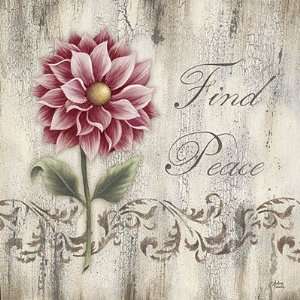   Find Peace Finest LAMINATED Print Andrea Roberts 16x16