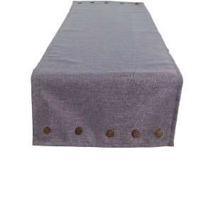   Muslin Table Runners With Decorative Buttons 55 x 16