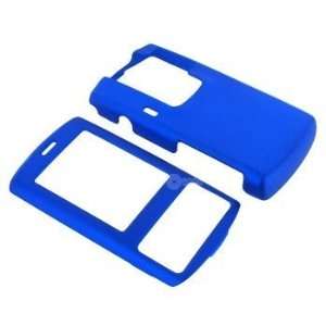  LG Decoy Hard Rubberized Plastic Case Cover Case Blue 