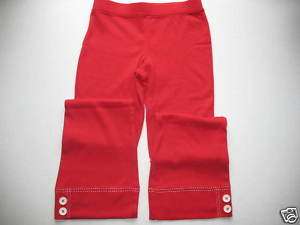 Gymboree nwt HOLLAND DAYS Red Knit Yoga Pants 10  