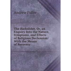   Religious Declension With the Means of Recovery Andrew Fuller Books