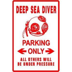  DEEP SEA DIVER PARKING pressure suit new sign