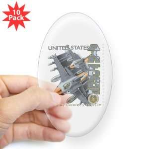   (Oval) (10 Pack) United States Air Force Defending Americas Freedom