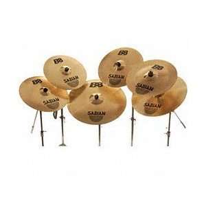  Sabian B8 Complete Cymbal Set with Case Musical 