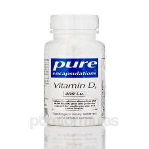  Pure Encapsulations Vitamin D3 400 i.u. 120 Vegetable 