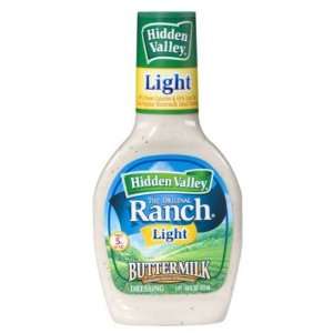 Hidden Valley Light Buttermilk Ranch Salad Dressing   6 Pack  