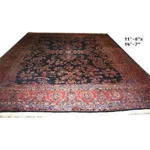  An Outstanding Antique Persian Sarouk Mohajeran Rug