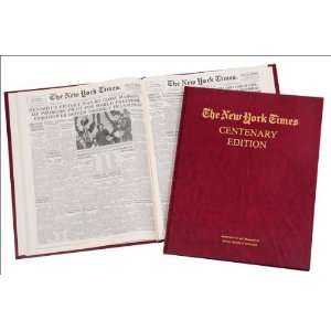  Personalized New York Times Centenary Book Everything 