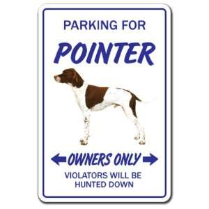   ~Novelty Sign~ dog pet parking signs gift gun Patio, Lawn & Garden