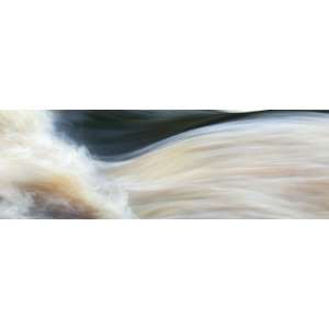  Water Rushing on Rapid River, Close Up, Minnesota , 24x8 
