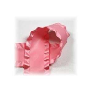  Double Ruffle Ribbon 7/8 X 5 Yds  Pink 