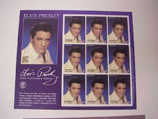 THE ELVIS PRESLEY STAMP COLLECTION 25TH ANNIV. EDITION  