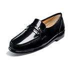   Bush BENTLEY Black Leather Mens Slip On Loafer Dress Shoes 83878 001