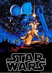 Star Wars Promotional POSTER 1977 Rare Vader Skywalker  