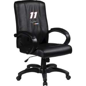  Home Office Chair with NASCAR Logo Panel Team Denny Hamlin 