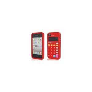   Silicone case cover calculator shape (Red) Cell Phones & Accessories