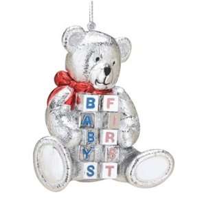  Reed & Barton / Silver Ornaments Babys First Christmas 
