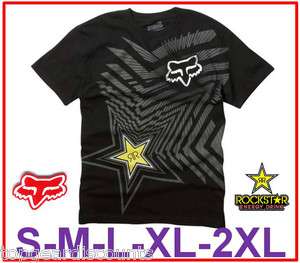 Fox Racing Rockstar Energy Mens Good Life T Shirt MX Moto MTB 