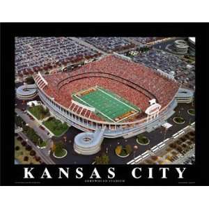  Kansas City Chiefs Arrowhead Stadium Arial Picture NFL 