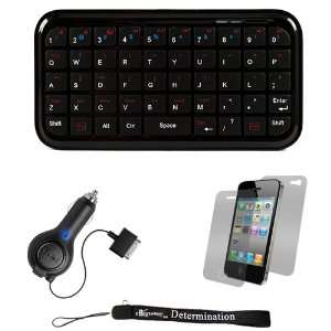  Bluetooth Typing Keyboard with Soft Rubber Keys for New Apple iPhone 