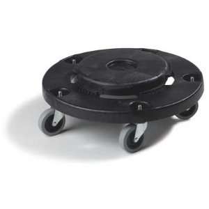  Carlisle Round Container Dolly Black #36910