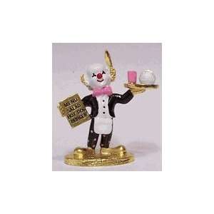  Spoontiques Pewter Painted Waiter Clown 