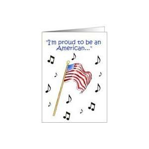  Patriotic Military Support Our Troops Paper Greeting Card 