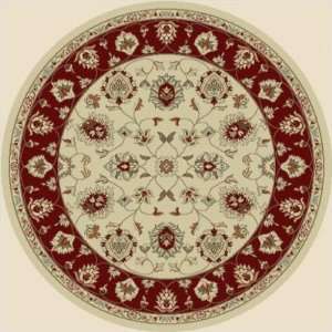  Chester Lahore Ivory Oriental Round Rug Size Round 53 