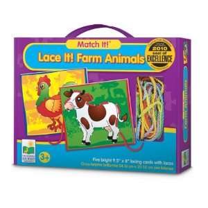  The Learning Journey Lace It (Farm Animals) Toys & Games