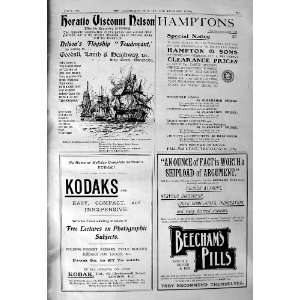  1901 Advertisement Kodak Beechams Pills Hamptons 